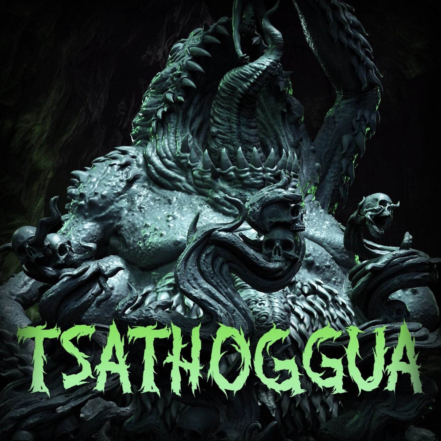 Tsathoggua, Sleeper of N'kai and Formless Spawns Collection | Lovecraft, Elder God | D&D Cosmic Horror Fantasy | NS Miniatures