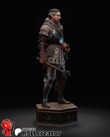 1:12 Czech Hero | Resin Garage Kit Figure Game Fan Art | h3LL creator