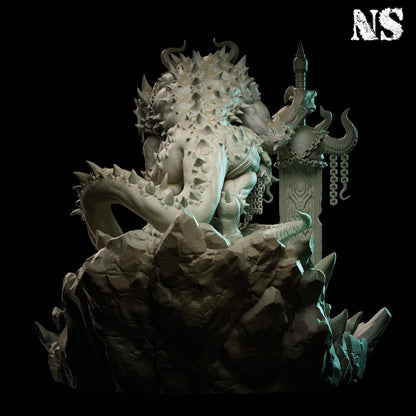 Dorgaath the Dragon Hunter | Lovecraft, Elder God | D&D Cosmic Horror Fantasy | NS Miniatures