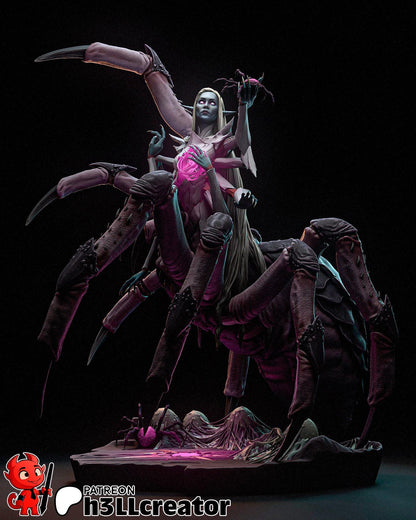 1:12 Queen of Spiders | Resin Garage Kit Figure Game D&D Fan Art | h3LL creator
