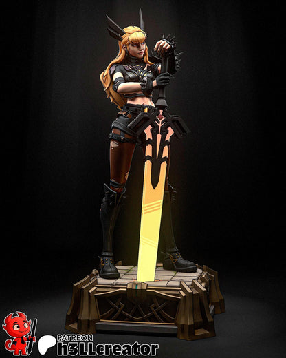 1:12 Soulsword Wielder | Resin Garage Kit Figure Game Comic Fan Art | h3LL creator