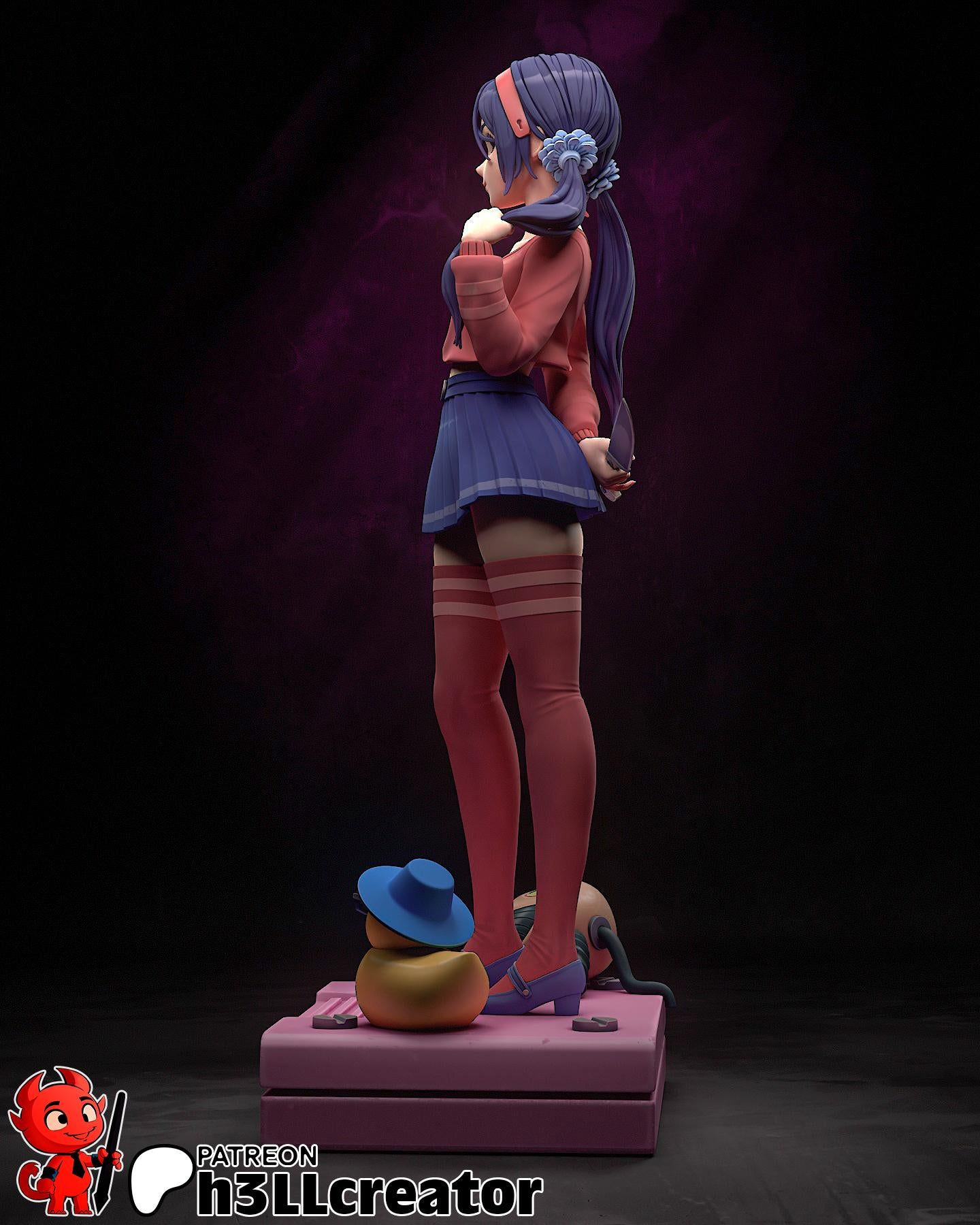 1:12 Crazy Mita | Resin Garage Kit Figure Game Fan Art | h3LL creator