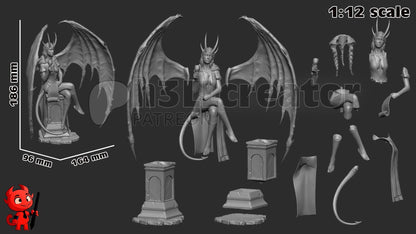 1:12 Pact Maker | Resin Garage Kit Figure Game Fan Art | h3LL creator