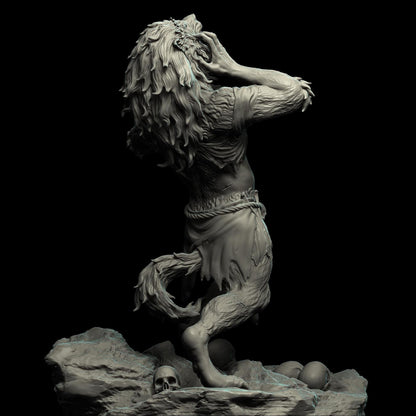 Werewolf, Wolf Man, Scream, Howl, Tear, Rip | Monster Horror Fantasy | Tabletop and Display | NS Miniatures