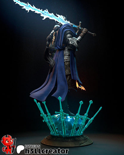 1:12 Twin Moon Knight | Resin Garage Kit Figure Game Fan Art | h3LL creator