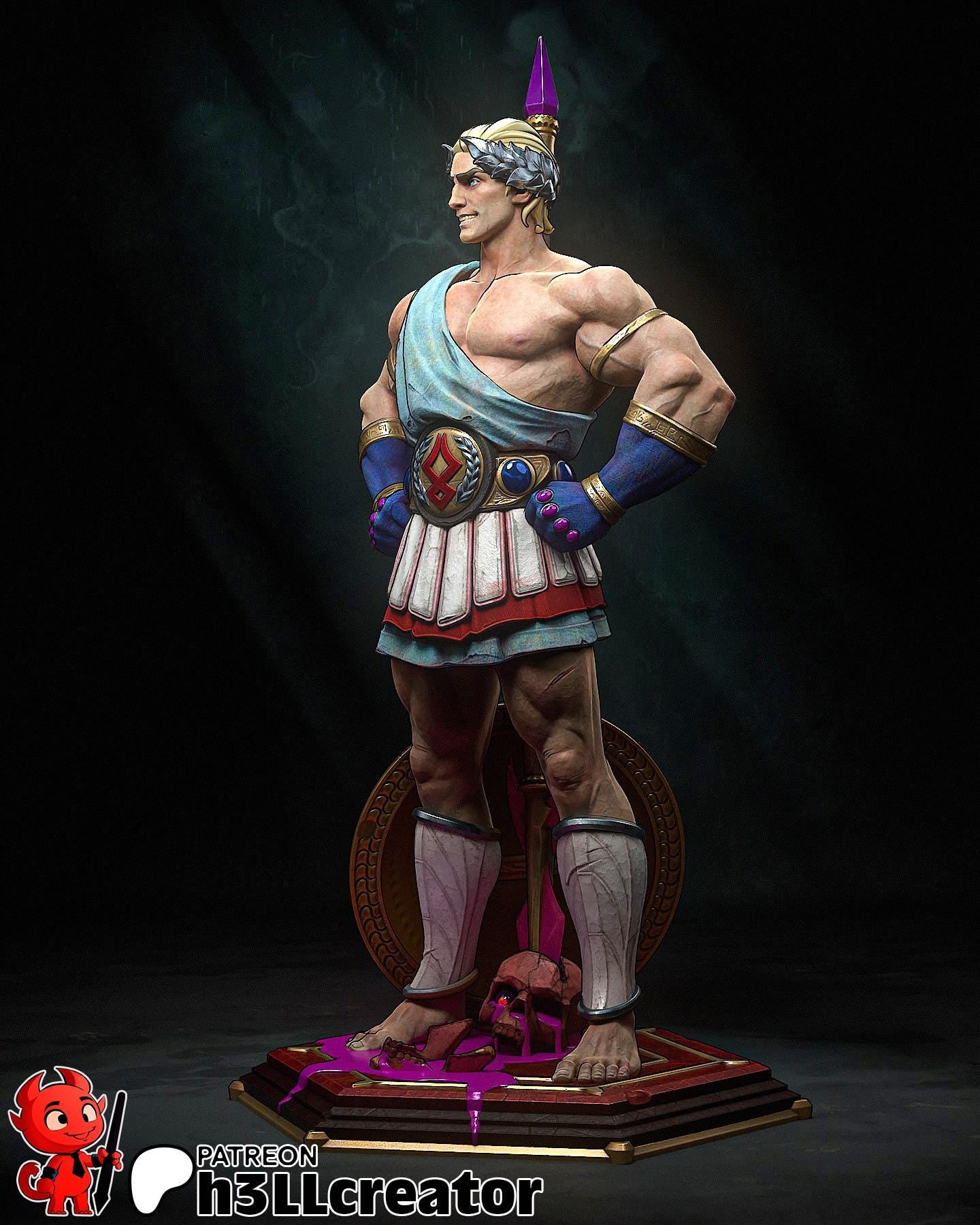 1:12 Hero of Myth | Resin Garage Kit Figure Game Fan Art | h3LL creator