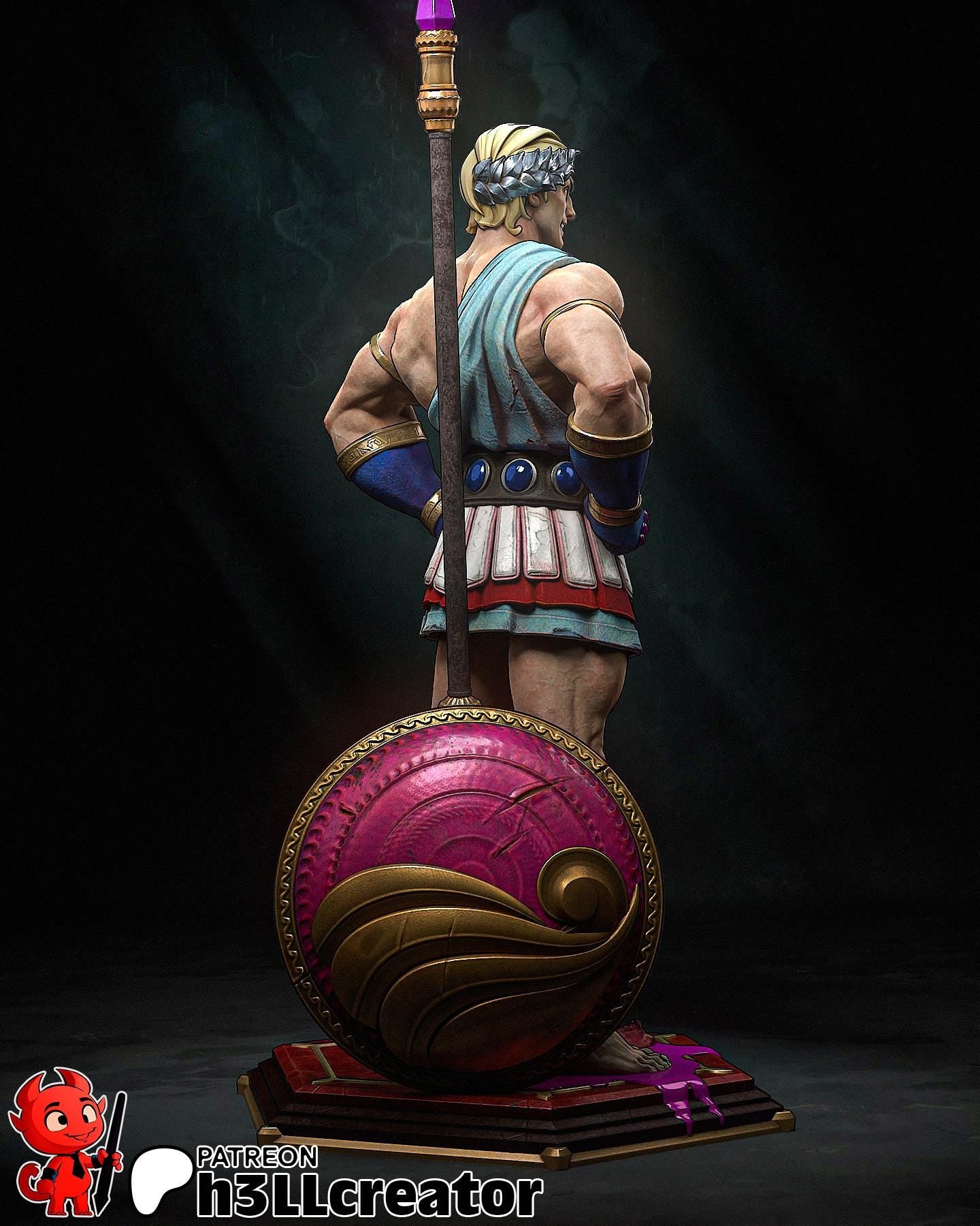 1:12 Hero of Myth | Resin Garage Kit Figure Game Fan Art | h3LL creator