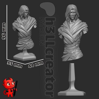 1:12 Arcane Herald, Viktor | Resin Garage Kit Figure Game Show Fan Art | h3LL creator