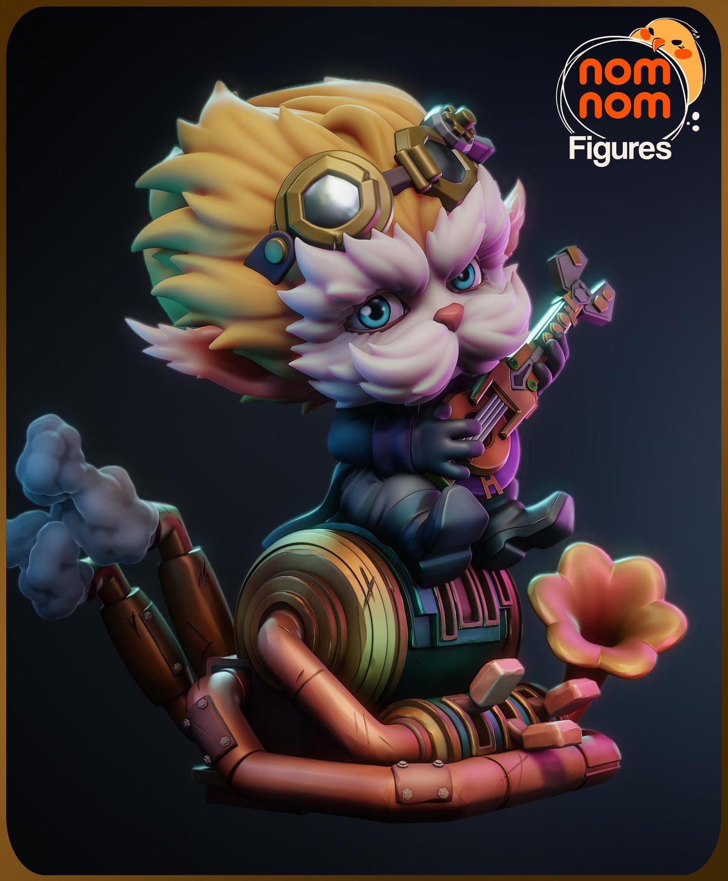 Chibi Arcane Scientist | Resin Garage Kit Figure Show Game Fan Art | Nomnom Figures