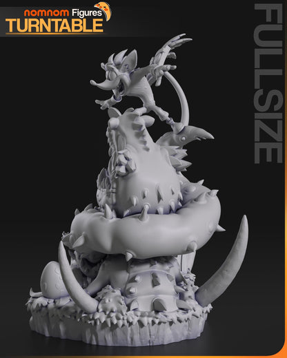 Mutated Bandicoot | Resin Garage Kit Figure Game Fan Art | Nomnom Figures