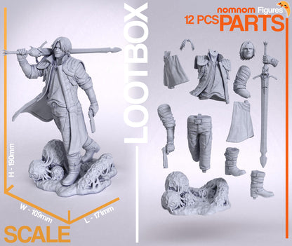Devil's Son | Resin Garage Kit Figure Game Fan Art | Nomnom Figures