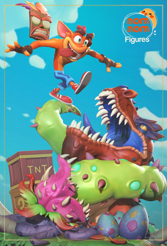 Mutated Bandicoot | Resin Garage Kit Figure Game Fan Art | Nomnom Figures