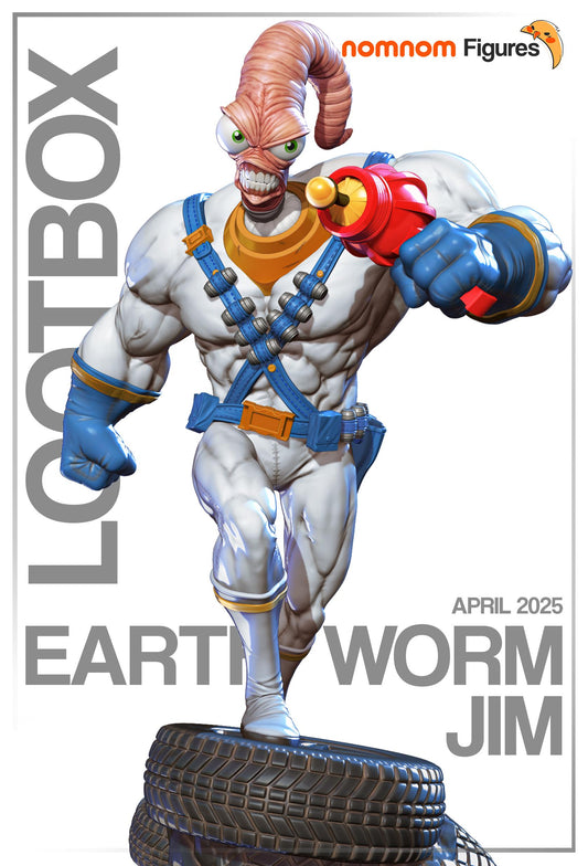 Earthworm | Resin Garage Kit Figure Game Fan Art | Nomnom Figures
