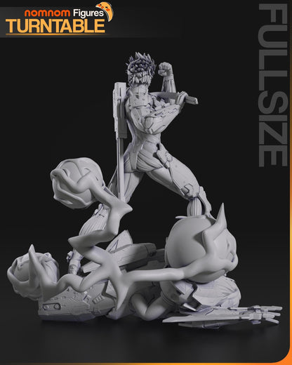 Cyborg Soldier | Resin Garage Kit Figure Game Fan Art | Nomnom Figures