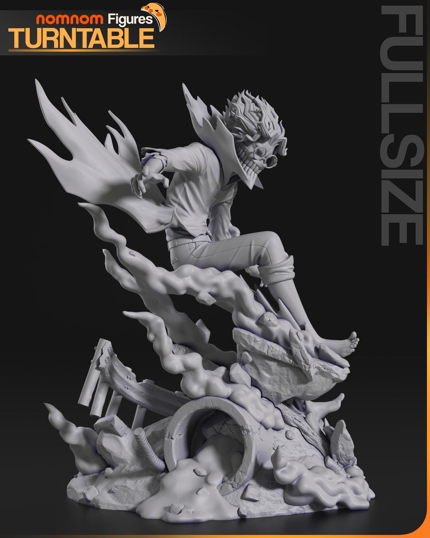 Turbo Teen | Resin Garage Kit Figure Anime Fan Art | Nomnom Figures