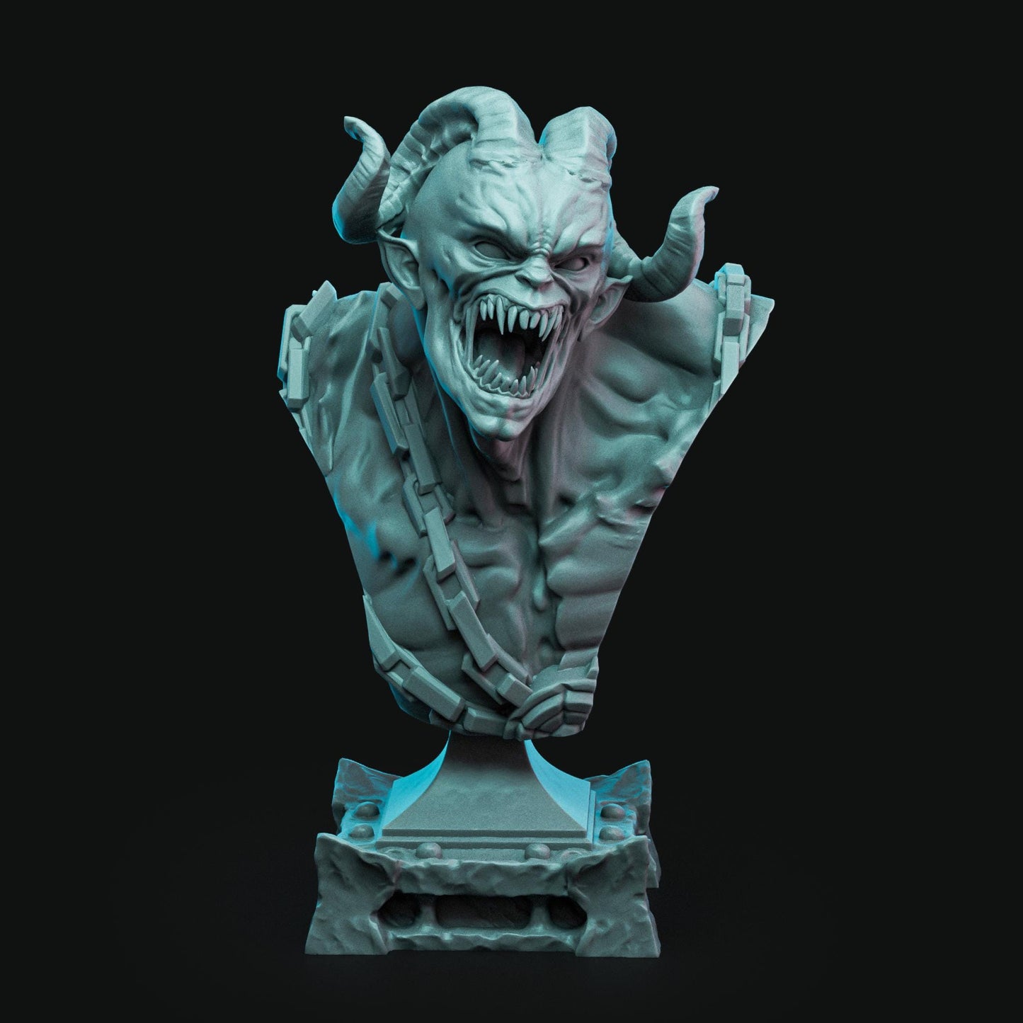 Chain Breaker Djinn | Mini or Bust | Monster Miniature Statue | Witchsong Miniatures