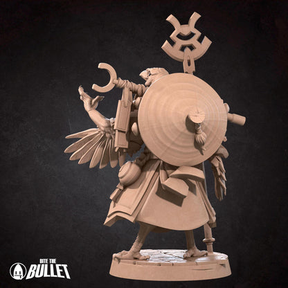 Tengu Oracle | TABLETOP SCALE | D&D Pathfinder TTRPG Miniature | Bite the Bullet