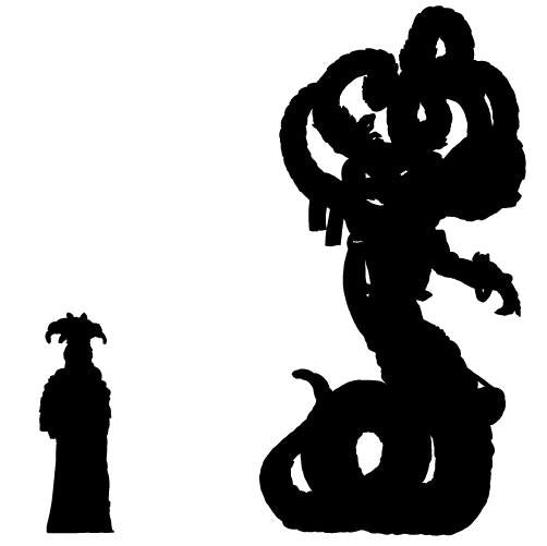 YuanTi Anathema | TABLETOP SCALE | D&D Pathfinder TTRPG Miniature | Bite the Bullet