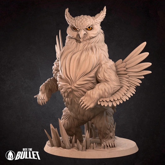 Owlbear | TABLETOP SCALE | D&D Pathfinder TTRPG Miniature | Bite the Bullet