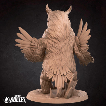 Owlbear | TABLETOP SCALE | D&D Pathfinder TTRPG Miniature | Bite the Bullet