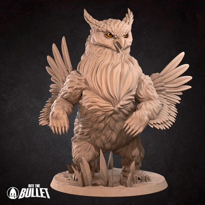 Owlbear | TABLETOP SCALE | D&D Pathfinder TTRPG Miniature | Bite the Bullet