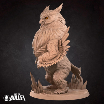 Owlbear | TABLETOP SCALE | D&D Pathfinder TTRPG Miniature | Bite the Bullet