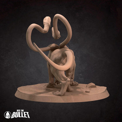 Displacer Beast | TABLETOP SCALE | D&D Pathfinder TTRPG Miniature | Bite the Bullet