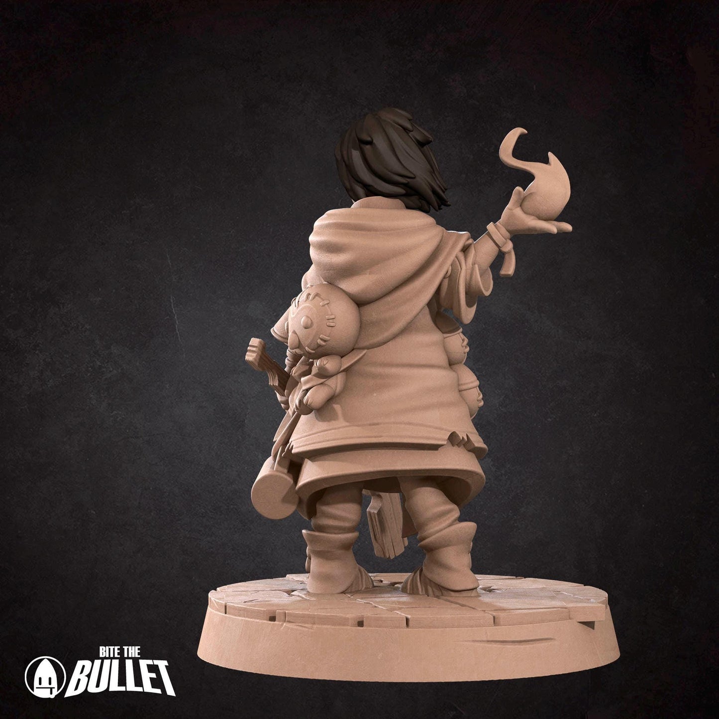 Human Kineticist | TABLETOP SCALE | D&D Pathfinder TTRPG Miniature | Bite the Bullet