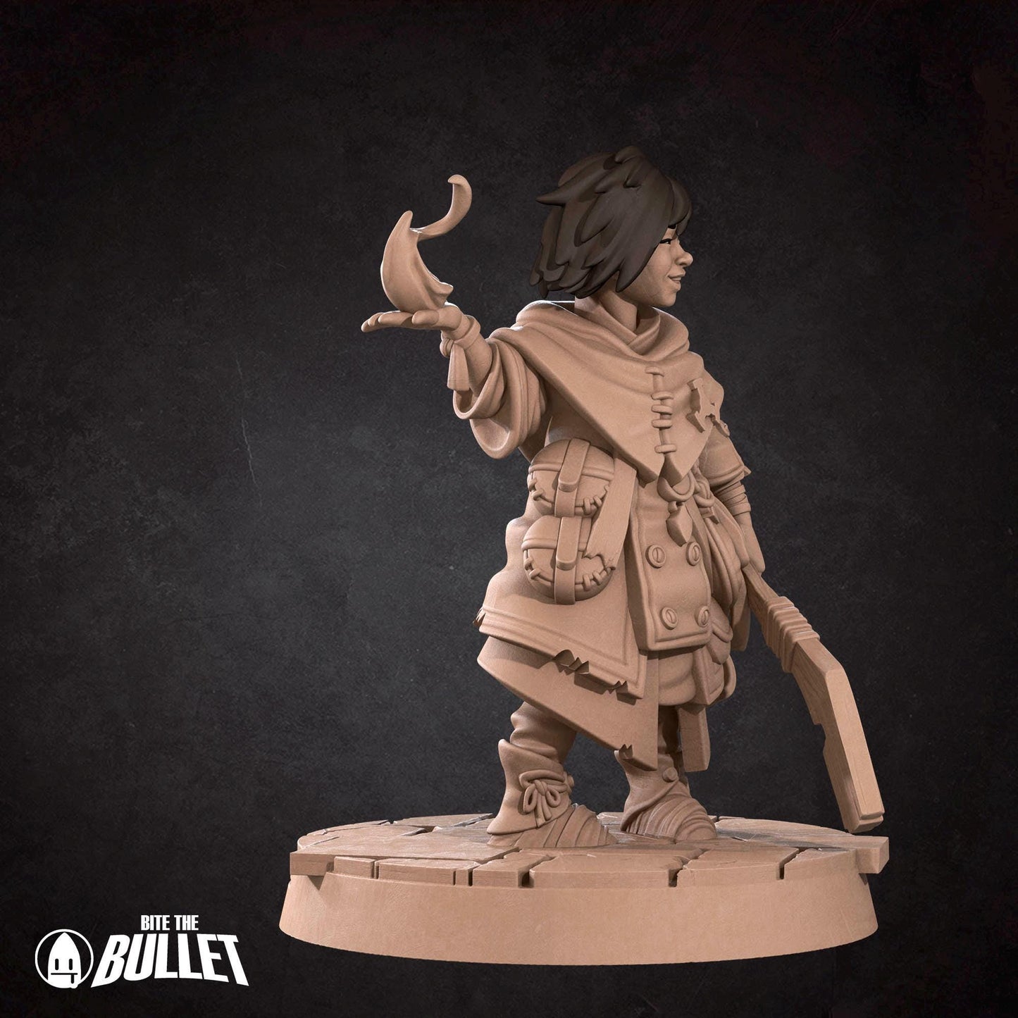 Human Kineticist | TABLETOP SCALE | D&D Pathfinder TTRPG Miniature | Bite the Bullet