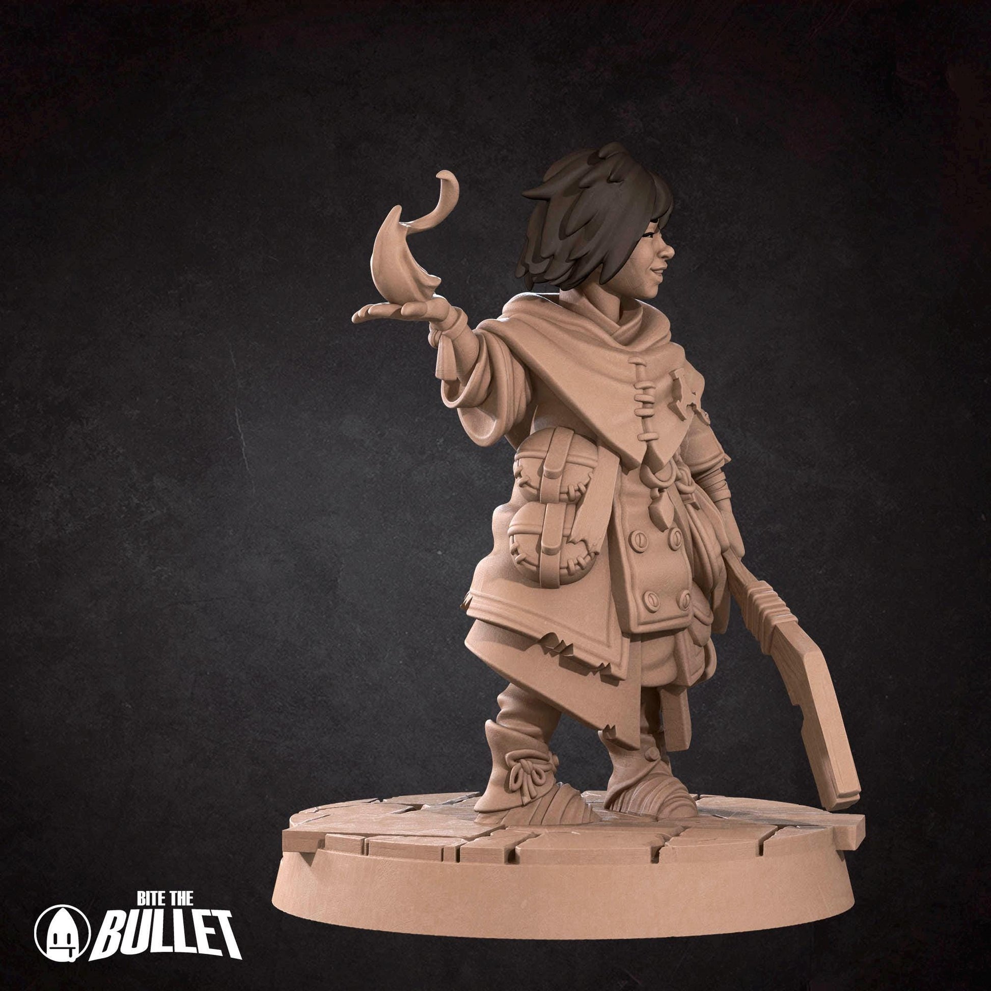 Human Kineticist | TABLETOP SCALE | D&D Pathfinder TTRPG Miniature | Bite the Bullet