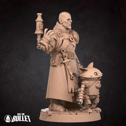 Half-Orc Inventor | TABLETOP SCALE | D&D Pathfinder TTRPG Miniature | Bite the Bullet