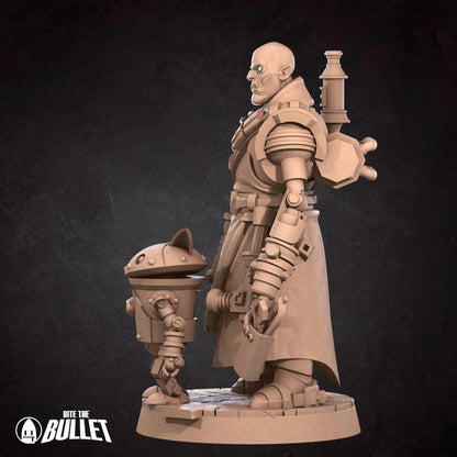 Half-Orc Inventor | TABLETOP SCALE | D&D Pathfinder TTRPG Miniature | Bite the Bullet