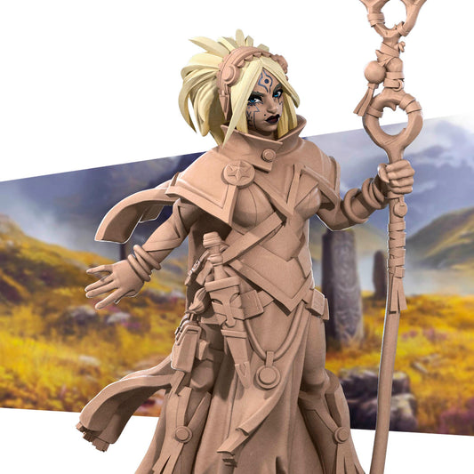 Exotic Sorceress | TABLETOP SCALE | D&D Pathfinder TTRPG Miniature | Bite the Bullet