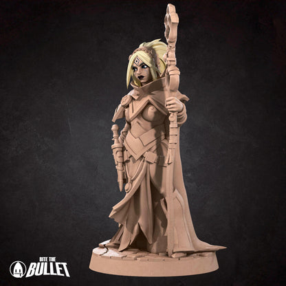 Exxotic Sorceress | TABLETOP SCALE | D&D Pathfinder TTRPG Miniature | Bite the Bullet
