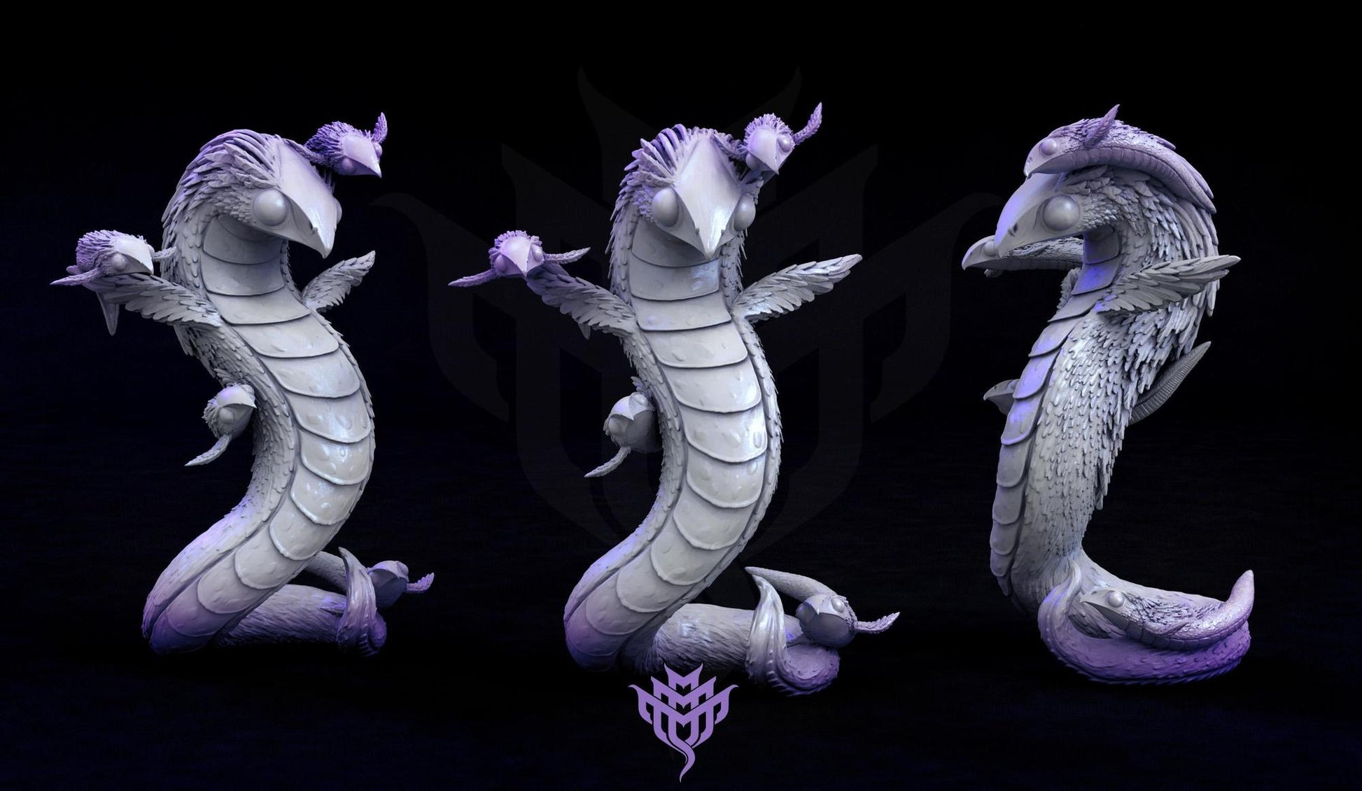 Vulture Wurm, Adorable Nightmares | D&D Tabletop Gaming | Mini Monster Mayhem