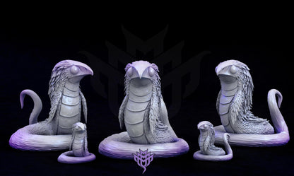 Vulture Wurm, Adorable Nightmares | D&D Tabletop Gaming | Mini Monster Mayhem