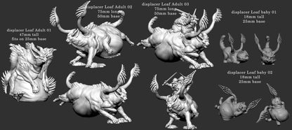 Displacer Loaf, Chonksters of D&D | TABLETOP SCALE | DnD TTRPG Mini | Mini Monster Mayhem