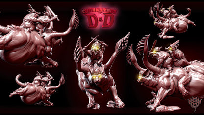 Displacer Loaf, Chonksters of D&D | TABLETOP SCALE | DnD TTRPG Mini | Mini Monster Mayhem