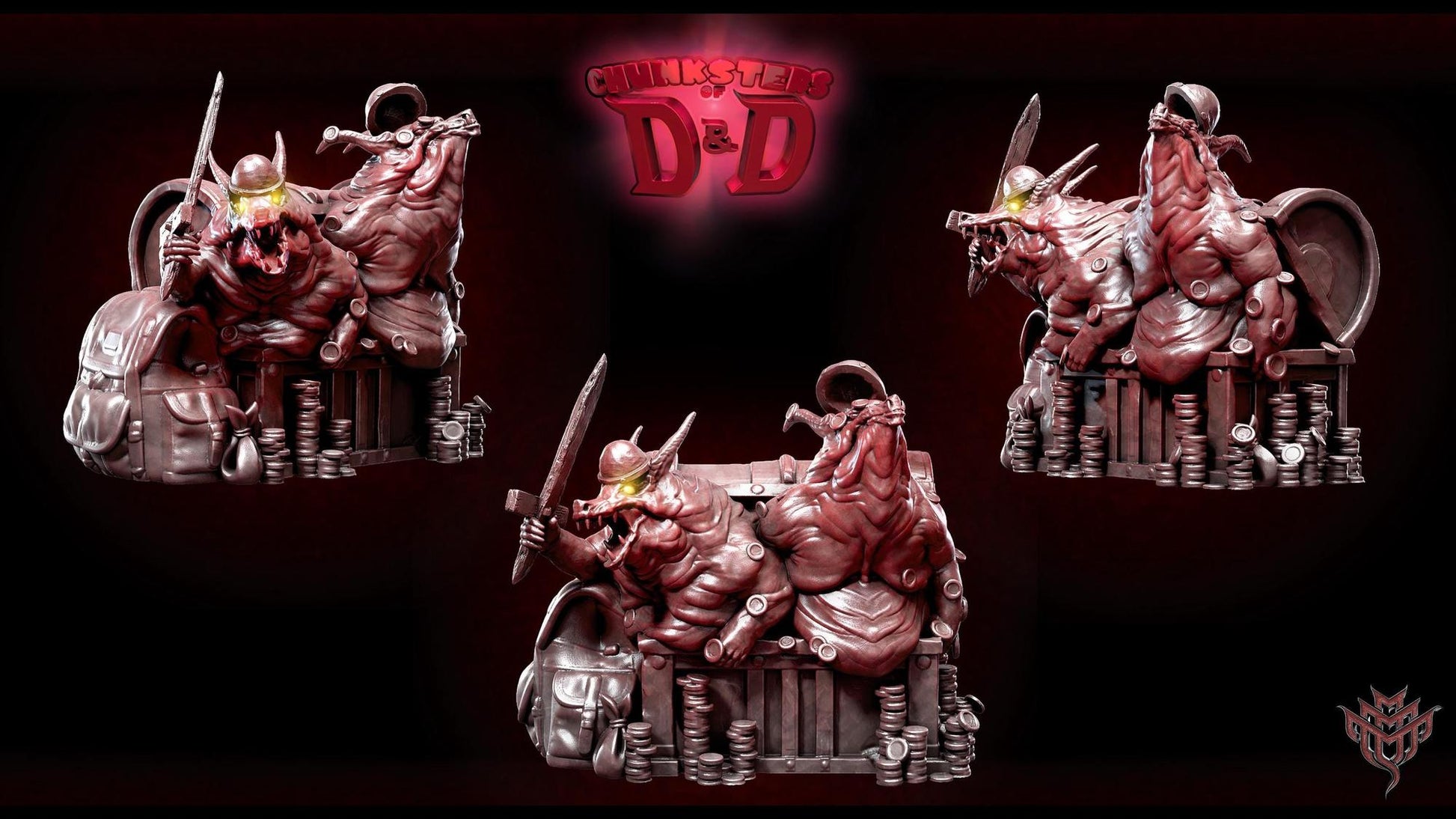 Kobolds, Chonksters of D&D | TABLETOP SCALE | DnD TTRPG Mini | Mini Monster Mayhem