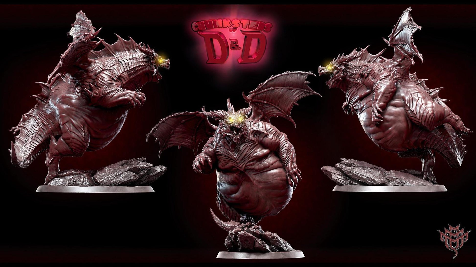 Main Chonk, Dragon, Chonksters of D&D | TABLETOP SCALE | DnD TTRPG Mini | Mini Monster Mayhem