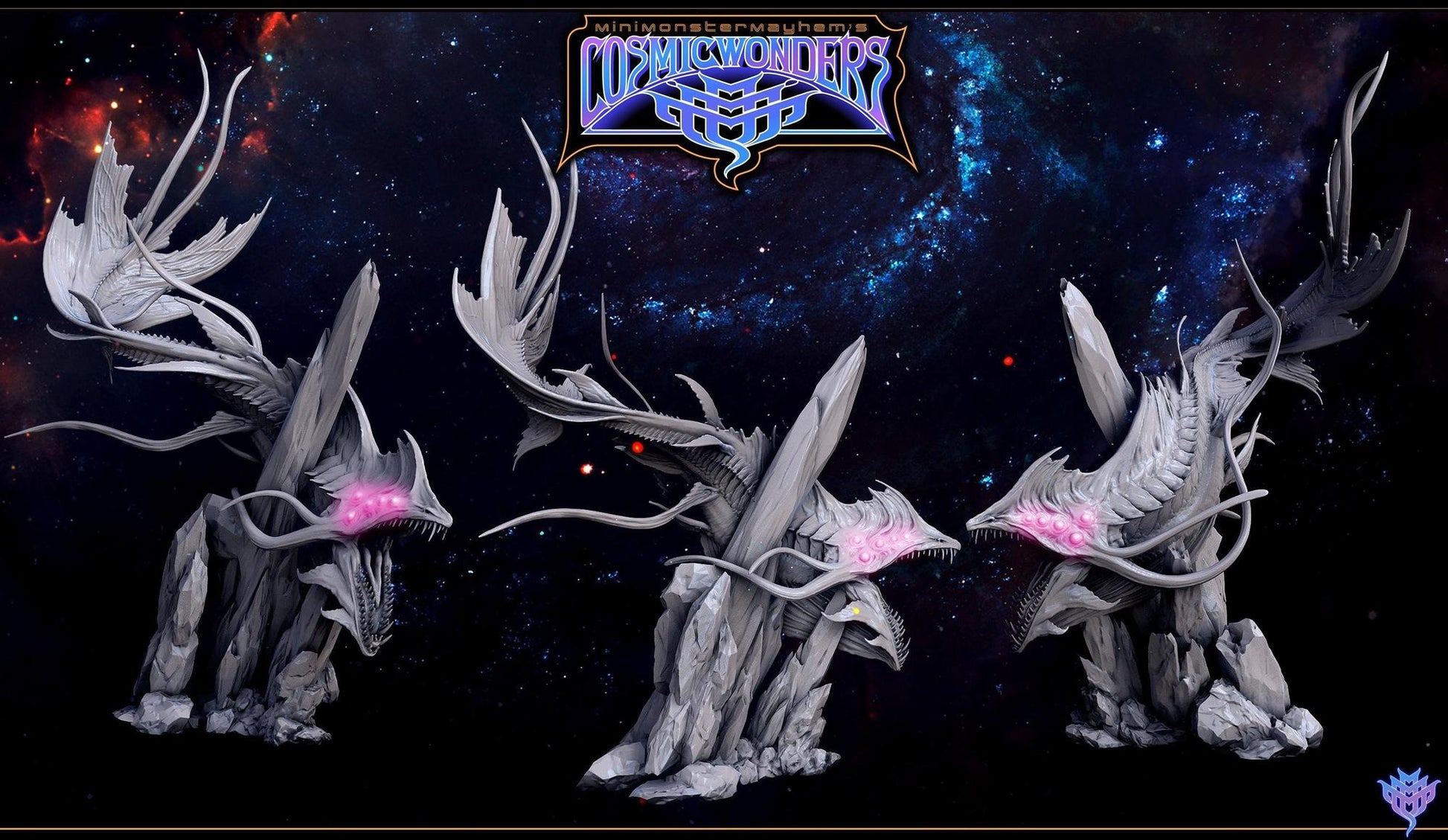 Moray of Deep Space, Cosmic Wonders | TABLETOP SCALE | DnD TTRPG Mini | Mini Monster Mayhem