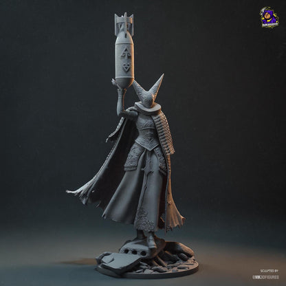 Artillery Witch, Trench Crusade | Resin Garage Kit Sculpture Anime Video Game Fan Art Statue | Bulkamancer Sculpts