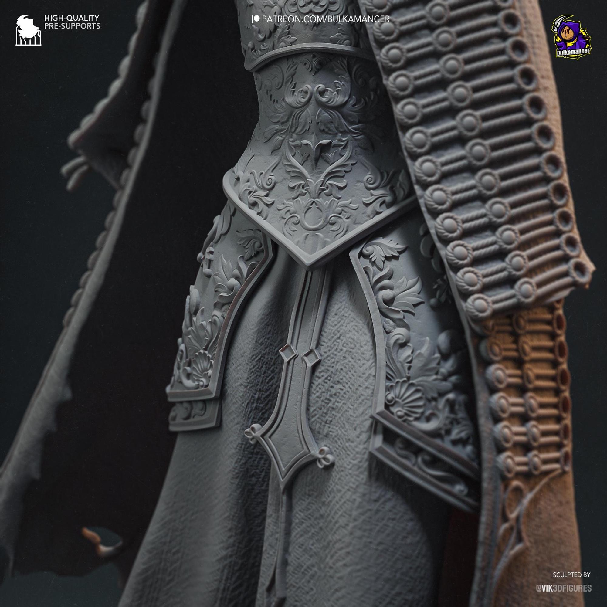 Artillery Witch, Trench Crusade | Resin Garage Kit | Tattles Told 3D