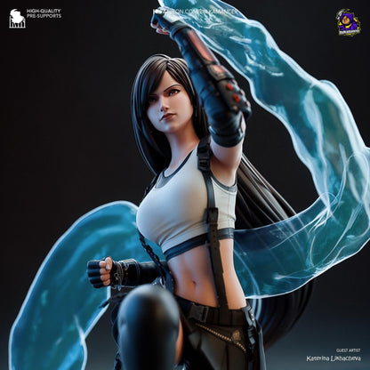 Brawler Barmaid | Resin Garage Kit Sculpture Anime Video Game Fan Art Statue | Bulkamancer Sculpts