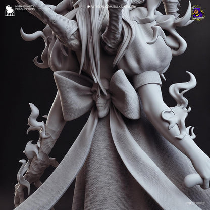 Girl Dressed in Madness | Resin Garage Kit Sculpture Anime Video Game Fan Art Statue | Bulkamancer Sculpts