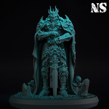 Death Knight and Rising Skeletons | D&D Horror Fantasy Collection | NS Miniatures