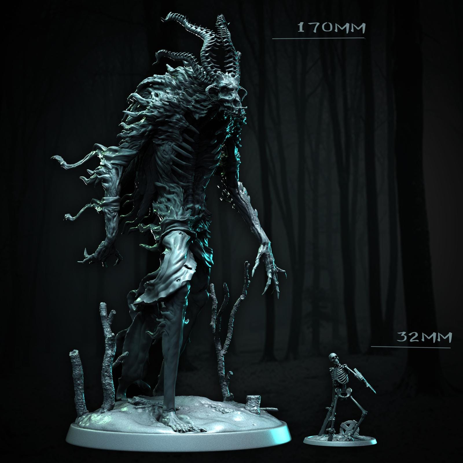 Ithaqua, Death-Walker | Lovecraft, Elder God, Skinwalker, Wendigo | D&D Cosmic Horror Fantasy | NS Miniatures