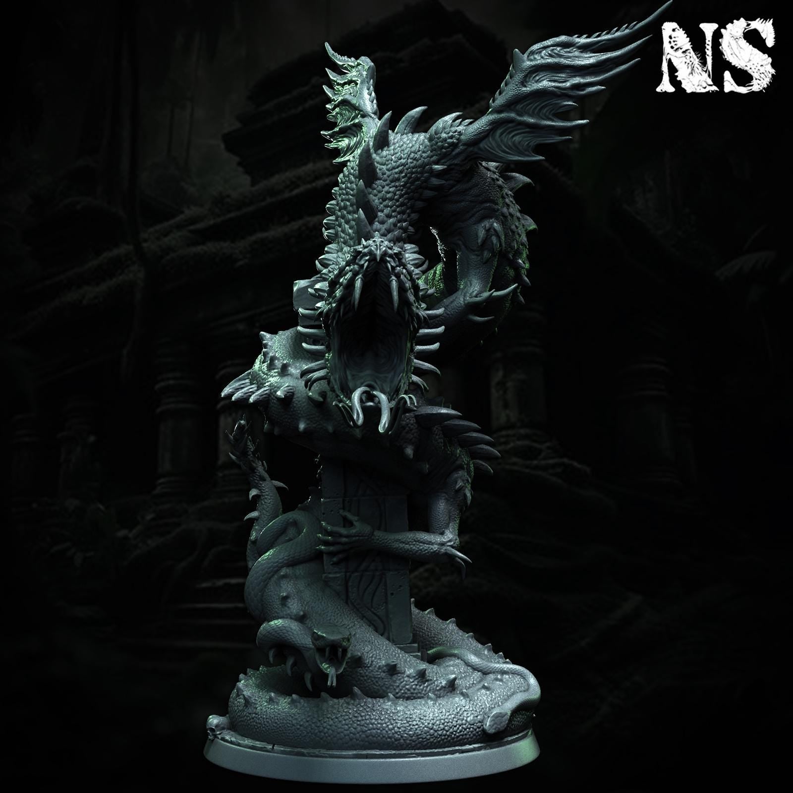 Yig, Father of Serpents | Lovecraft, Elder God | D&D Cosmic Horror Fantasy | NS Miniatures