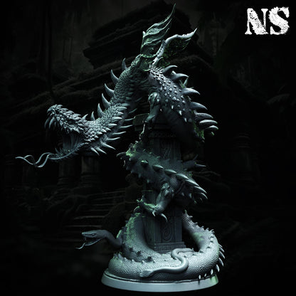 Yig, Father of Serpents | Lovecraft, Elder God | D&D Cosmic Horror Fantasy | NS Miniatures