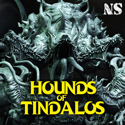 Mh'ithrha, the Arch-Lord and the Hounds of Tindalos Collection | Lovecraft, Elder God | D&D Cosmic Horror Fantasy | NS Miniatures